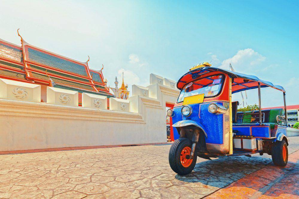 Thailand bangkok tuk tuk for passenger cars