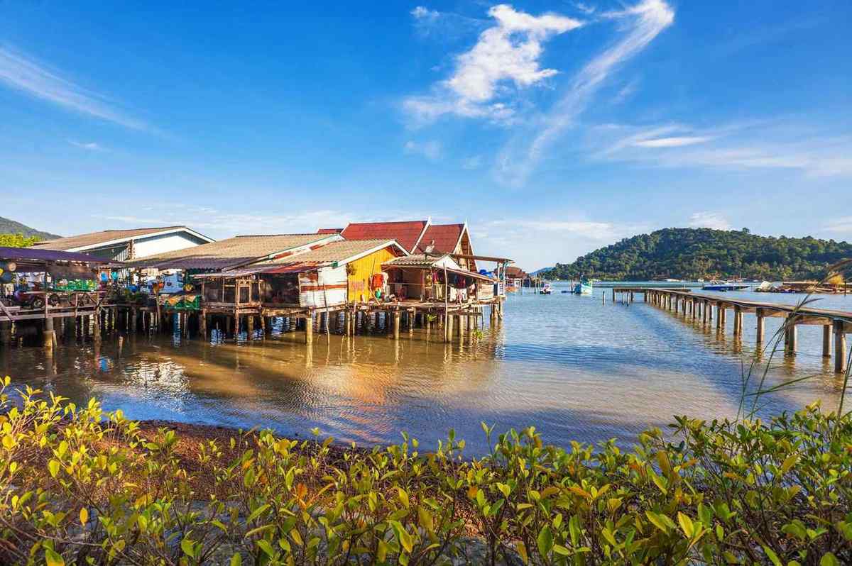 Cambodia siem reap the village on the water. tonle sap lake