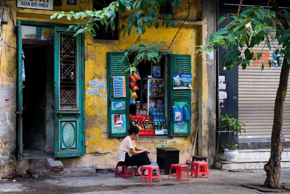 Vietnam hanoi street vendor