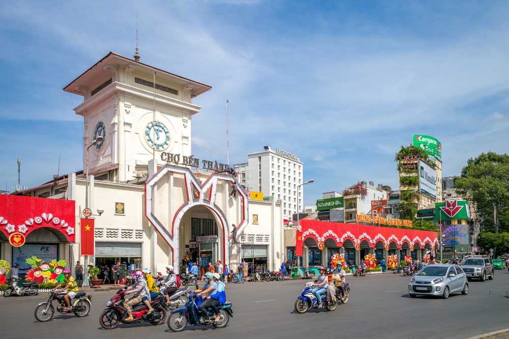 Vietnam saigon ben thanh market