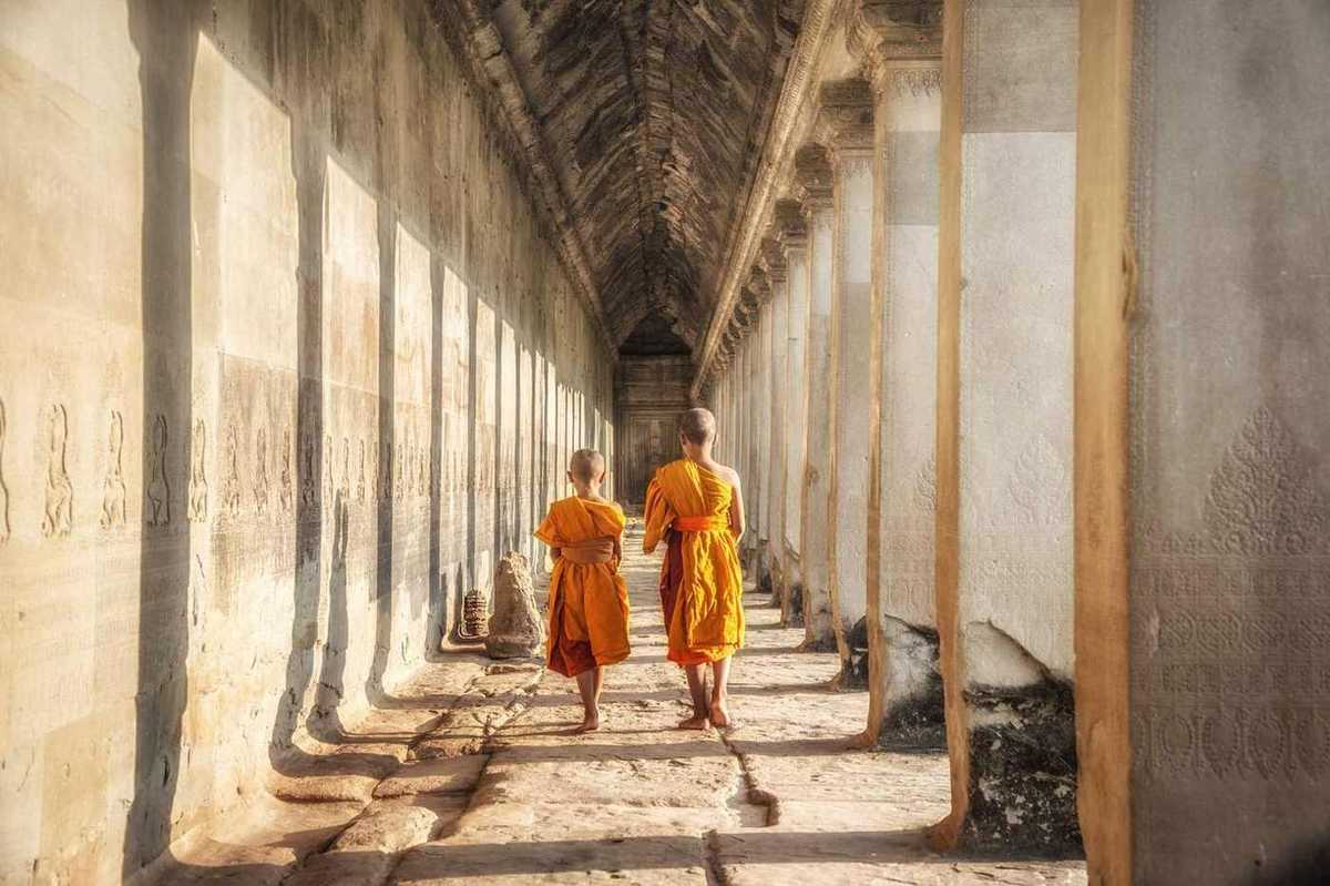 Cambodia monks